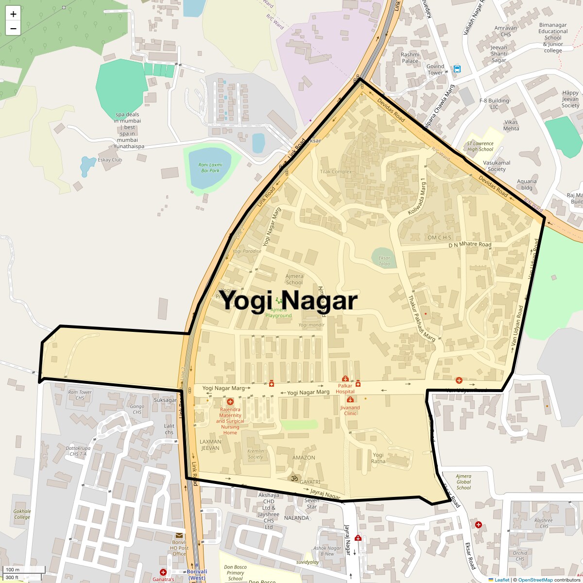 Check Time Travel of Yogi Nagar, Mumbai