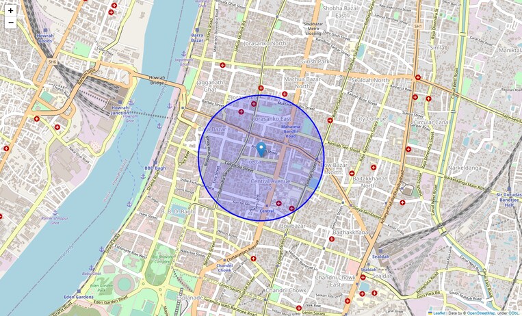 Location Map of Zakaria Street