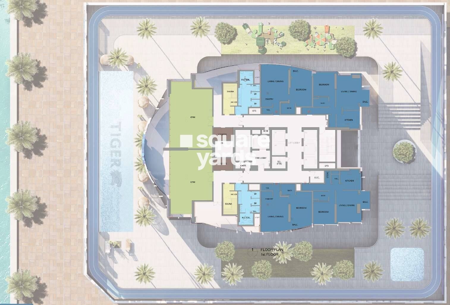 Representative image as actual visual unavailable for Tiger Renad Tower