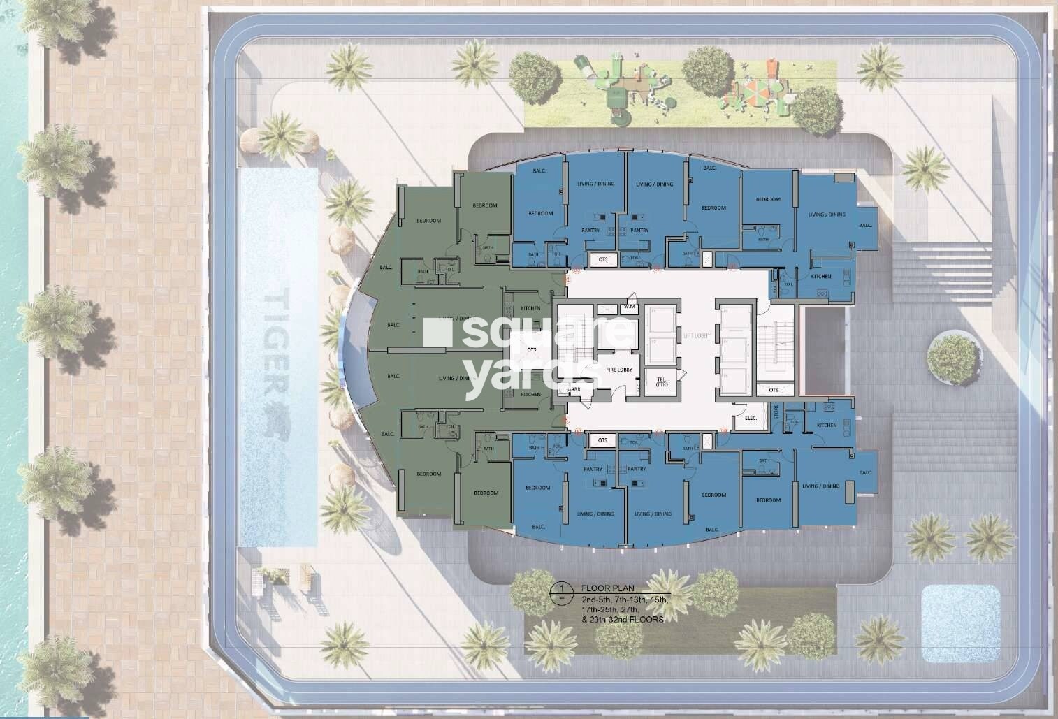 Representative image as actual visual unavailable for Tiger Renad Tower