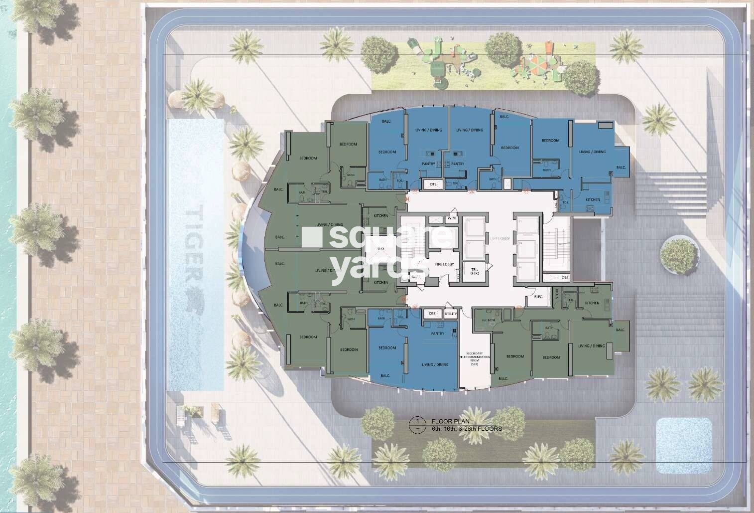 Representative image as actual visual unavailable for Tiger Renad Tower