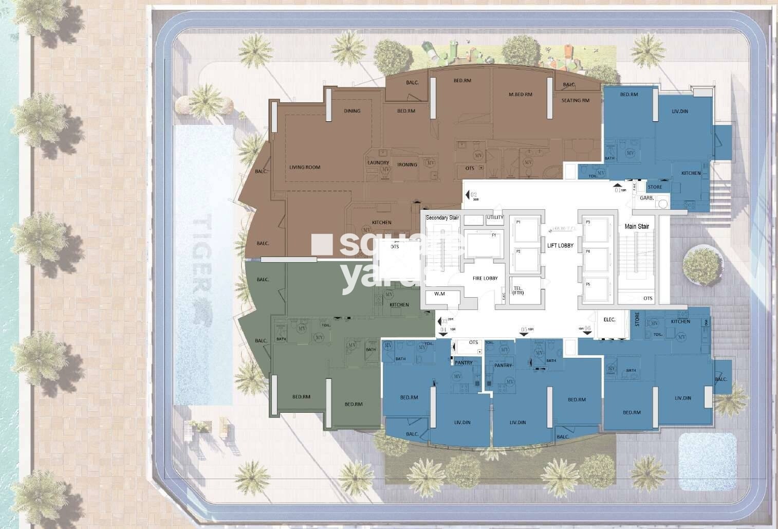 Representative image as actual visual unavailable for Tiger Renad Tower