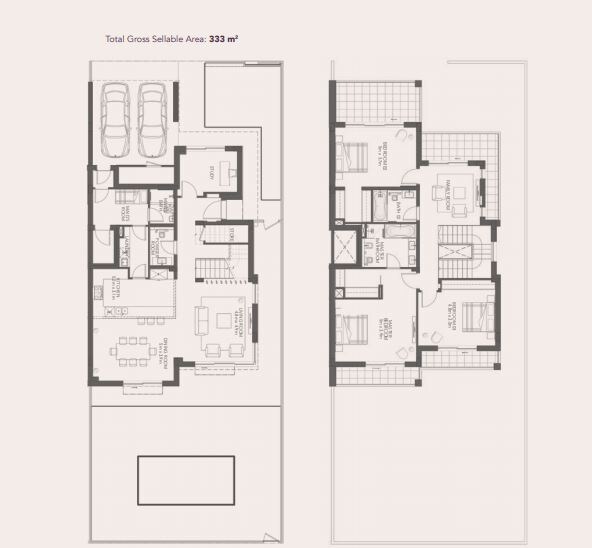 3 Beds 3584 Sq. Ft. Townhouse