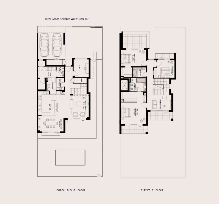 3 Beds 3660 Sq. Ft. Villa