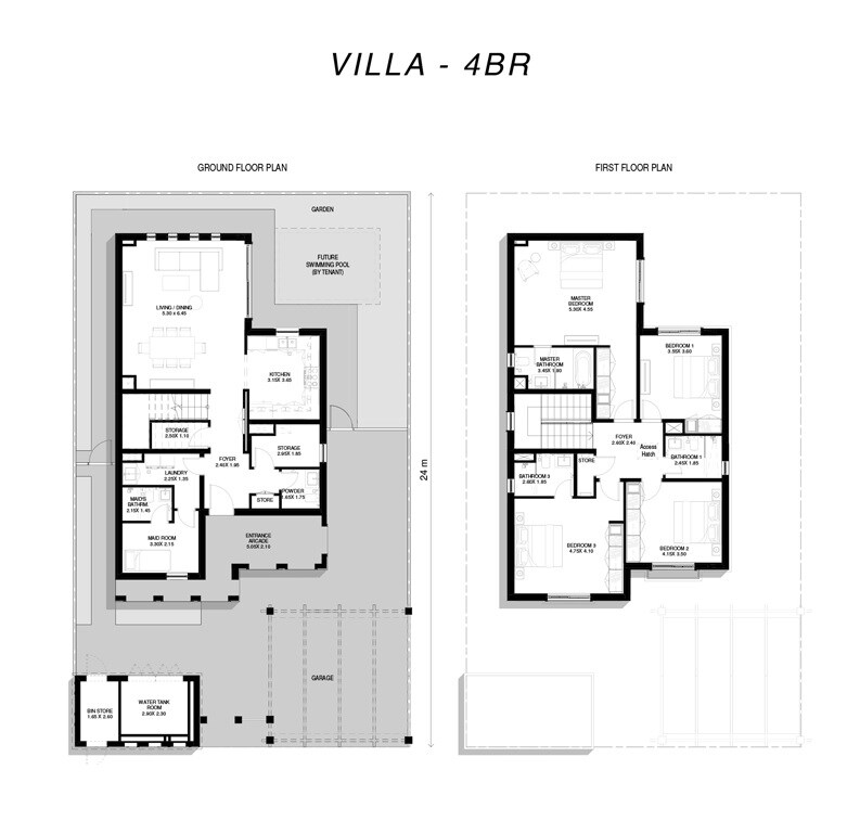 4 Beds 2260 Sq. Ft. Villa
