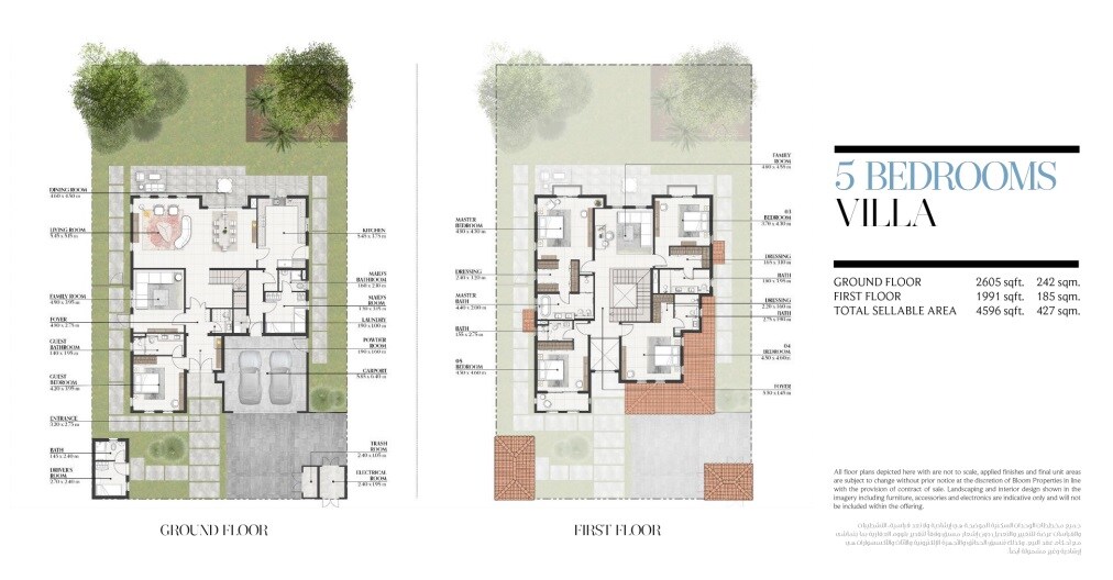 5 Beds 4596 Sq. Ft. Villa