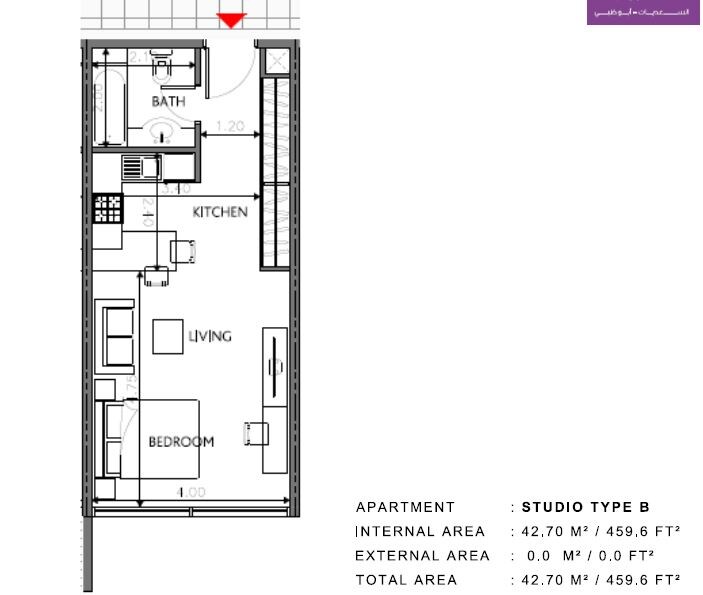 431 Sq. Ft. Studio