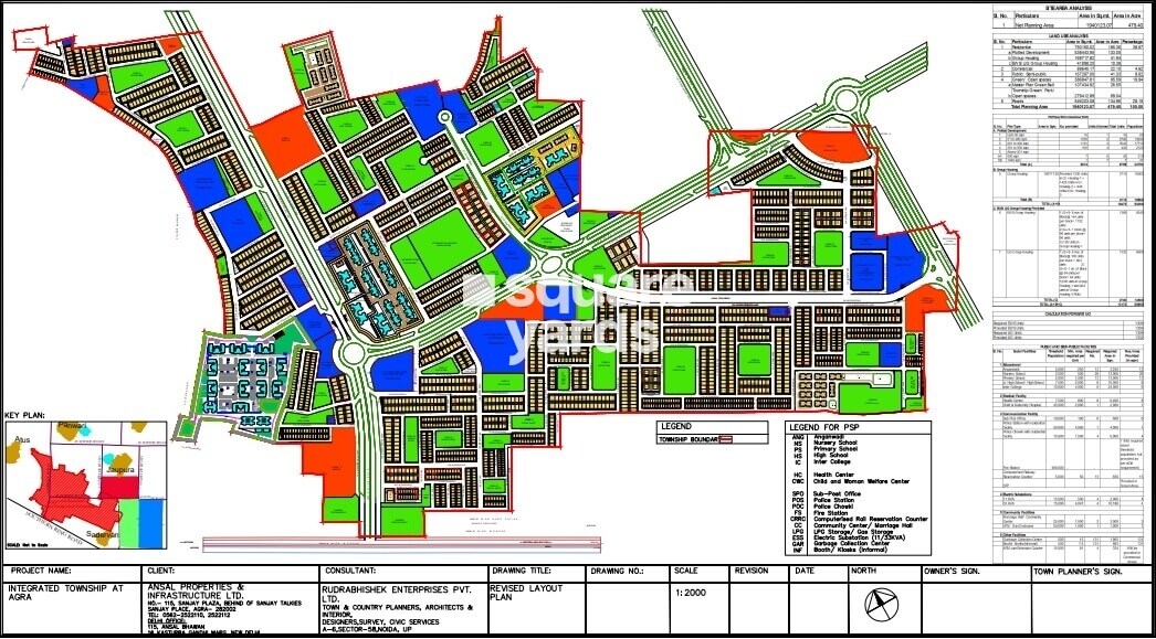 Ansal API Sushant Taj City Master Plan 1