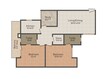 Deeksha Dwarika 2 BHK Layout