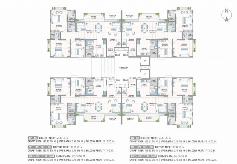 42 Parkview Floor Plans
