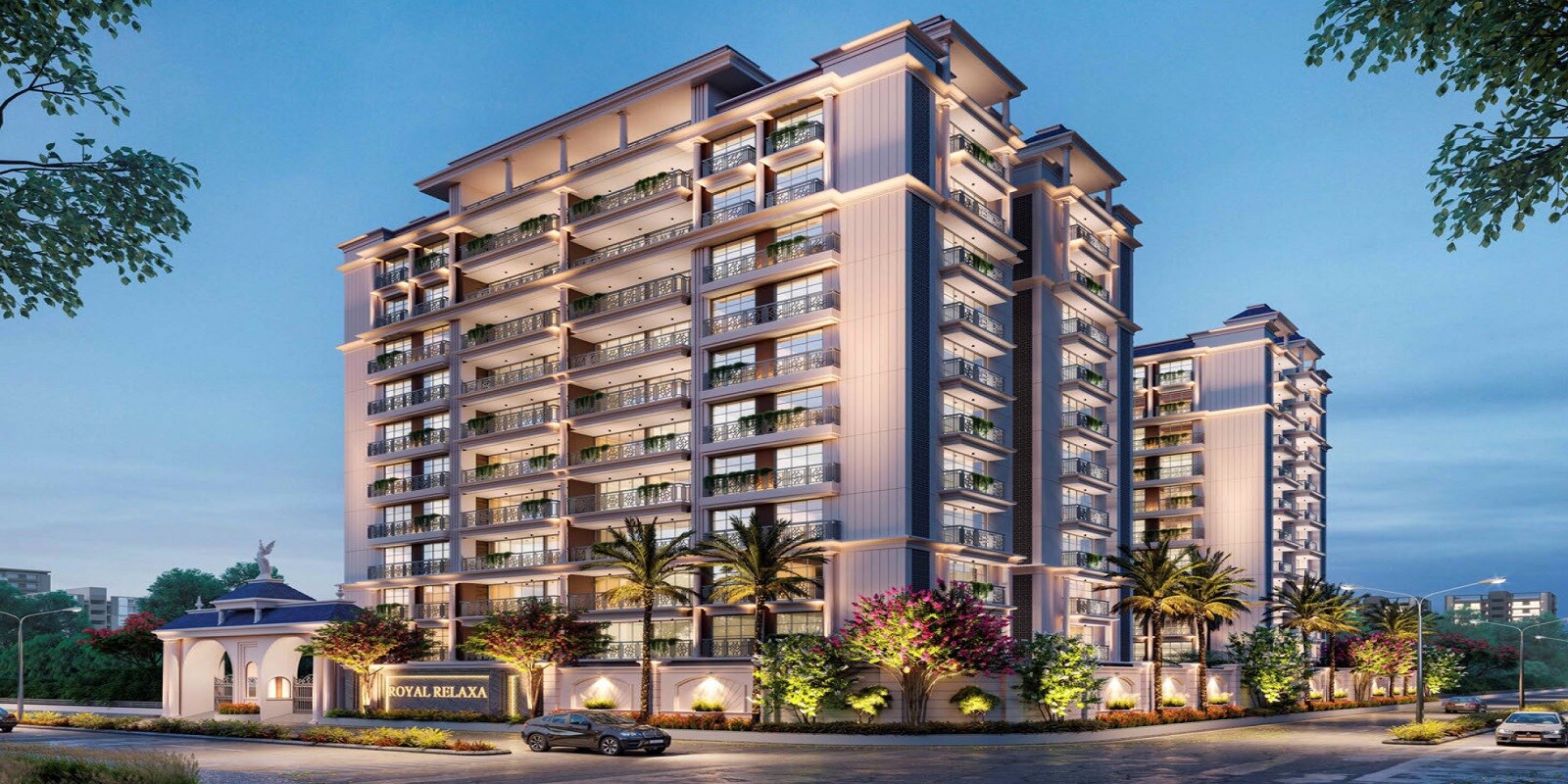 Aakshar Royal Relexa residential project in Nava Naroda