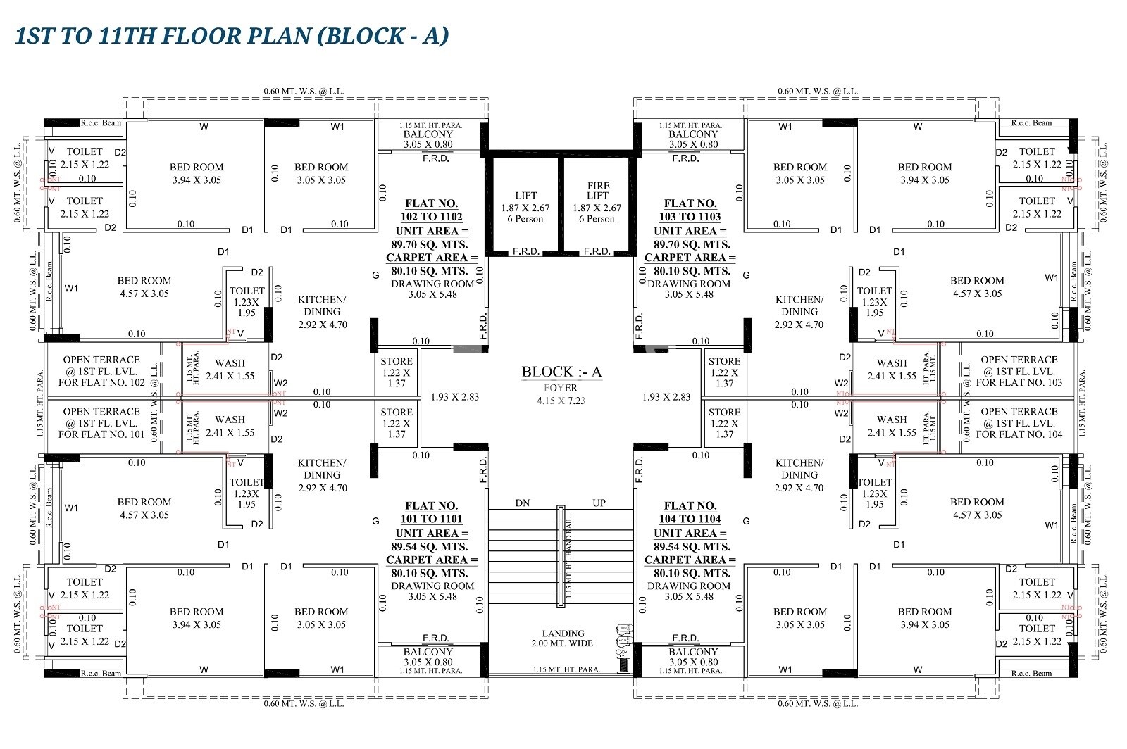 Aarna Sky Floor Plans 1