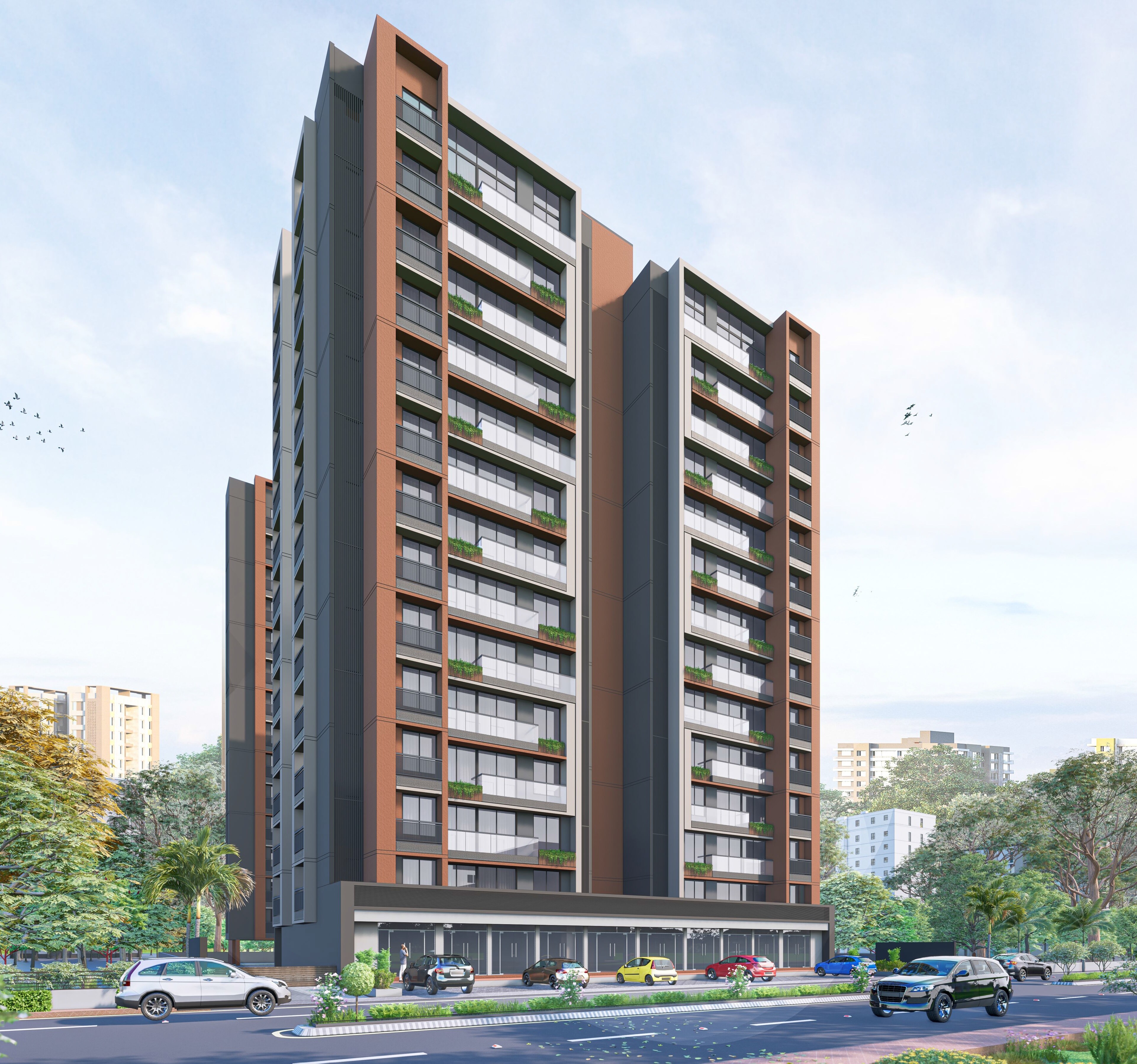 Aarohi Shivalay Apartment Exteriors 2