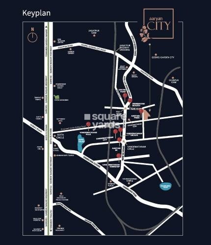 Aaryan City Location Image