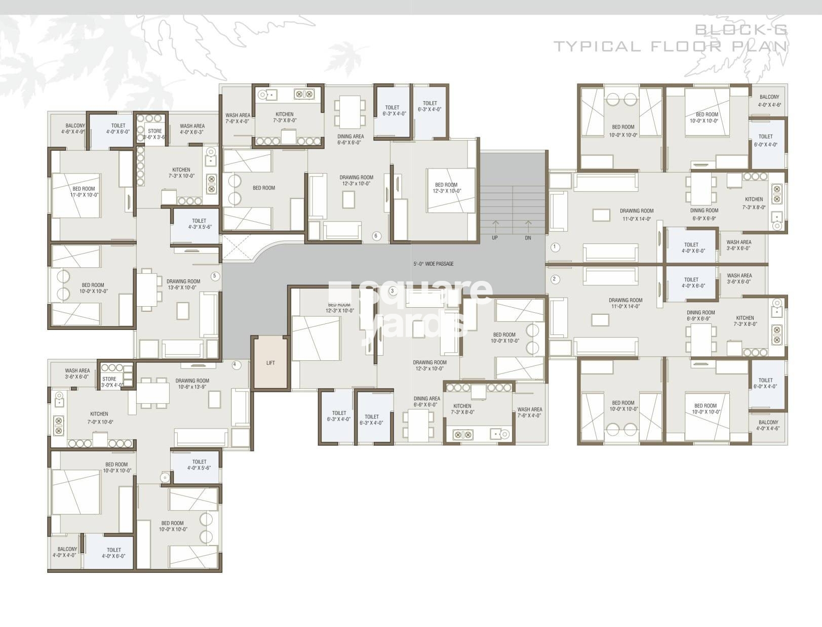 Aaryan Crystal Floor Plans