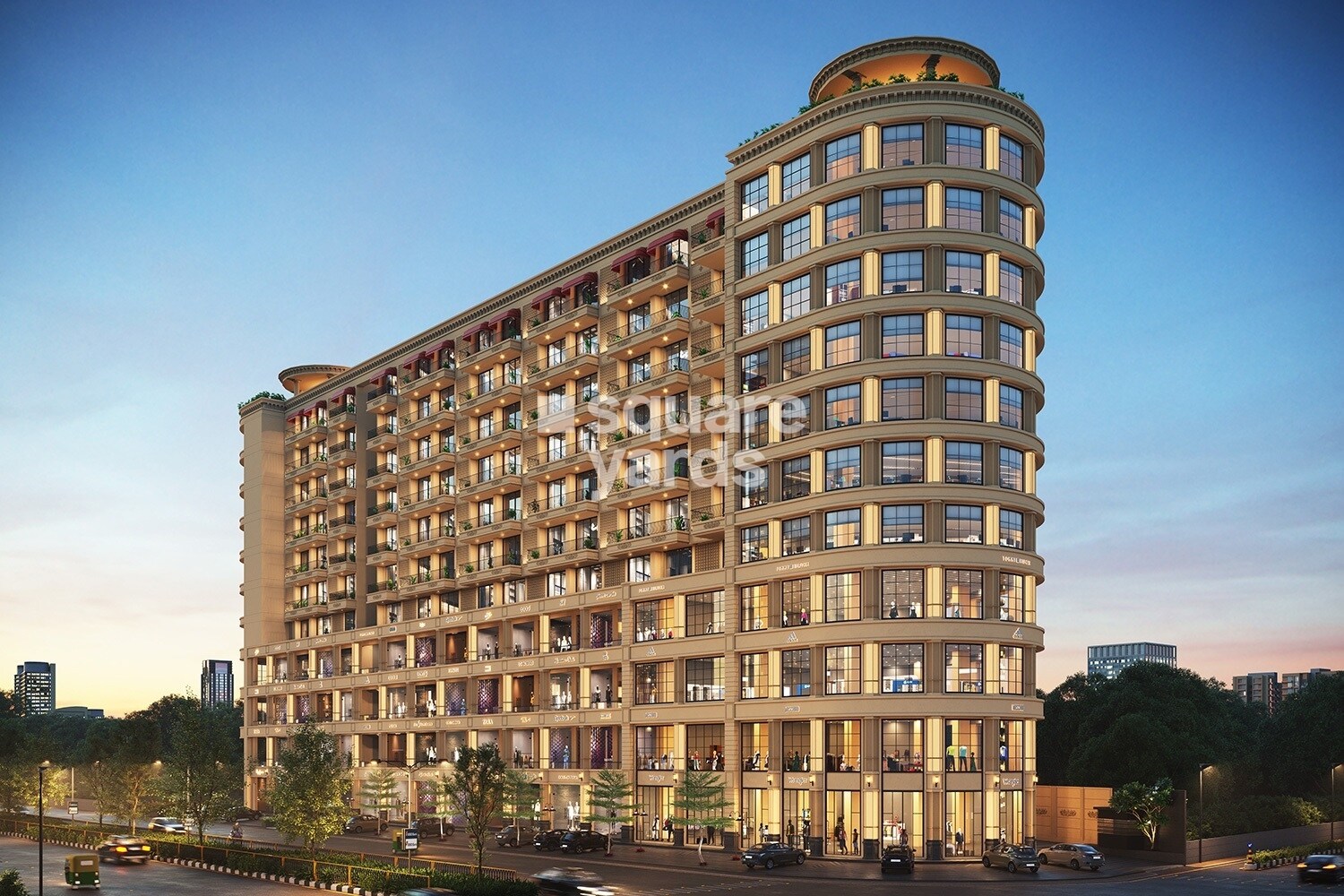 Aaryan The Keshavbaug Capital Commercial Exteriors 1