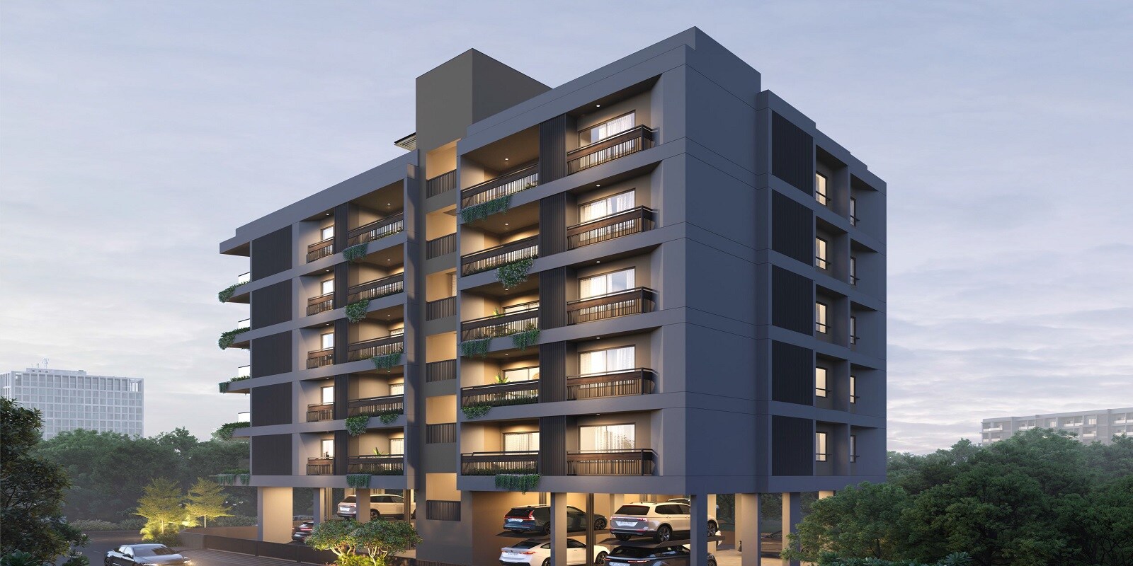 Abyss Ample Arise residential project in Mani Nagar