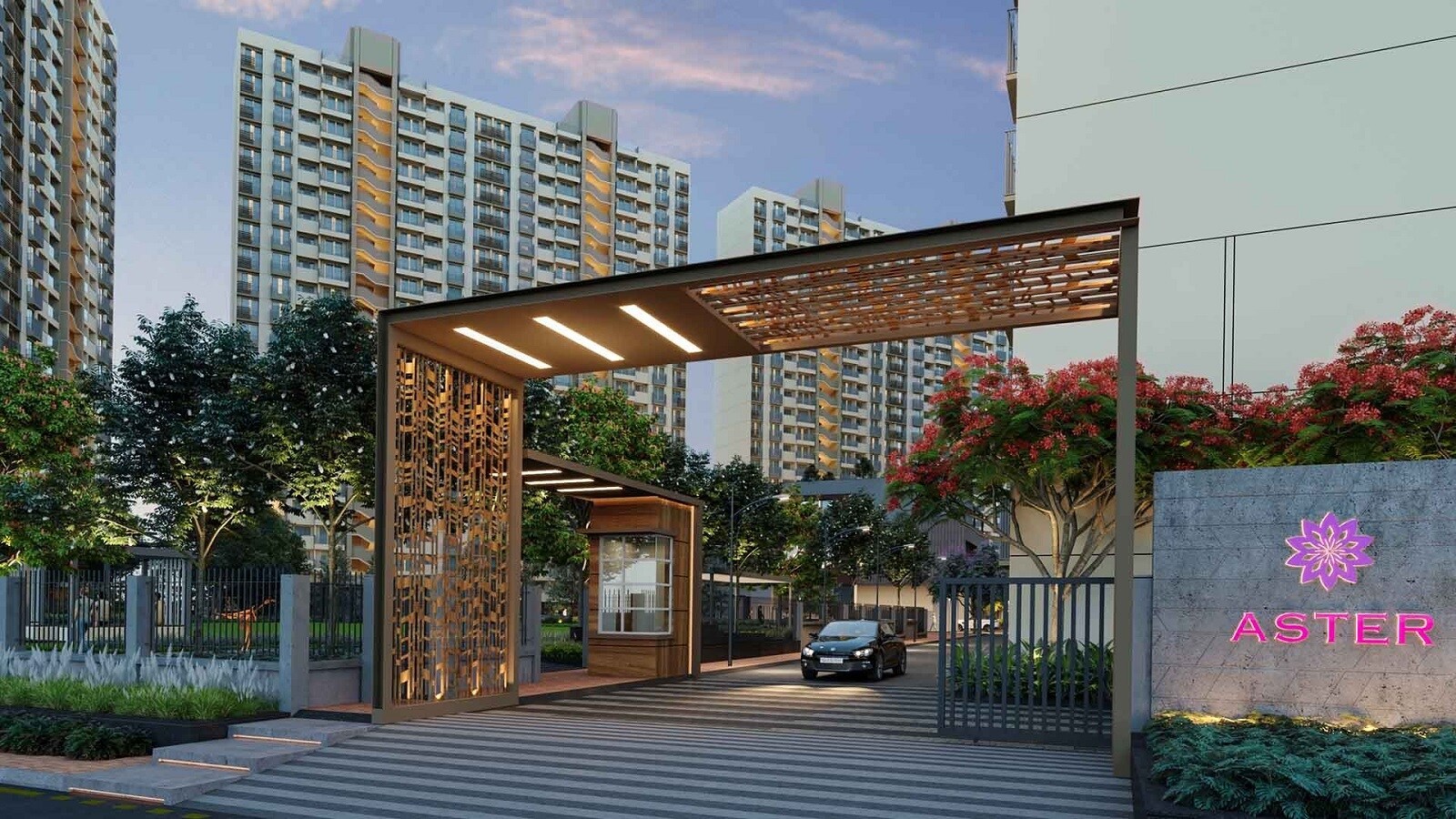 Adani Aster Neo Entrance View