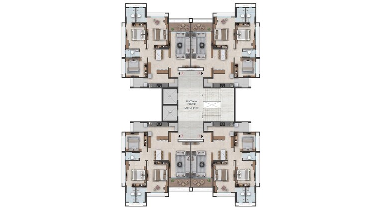 Adani Augusta Floor Plans 1