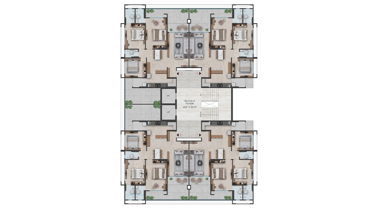 Adani Augusta Floor Plans 2