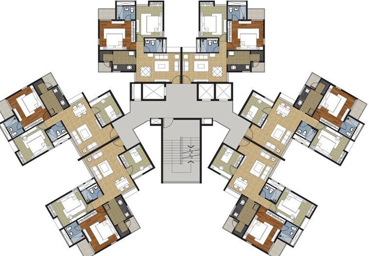 Adani Elysium Floor Plans
