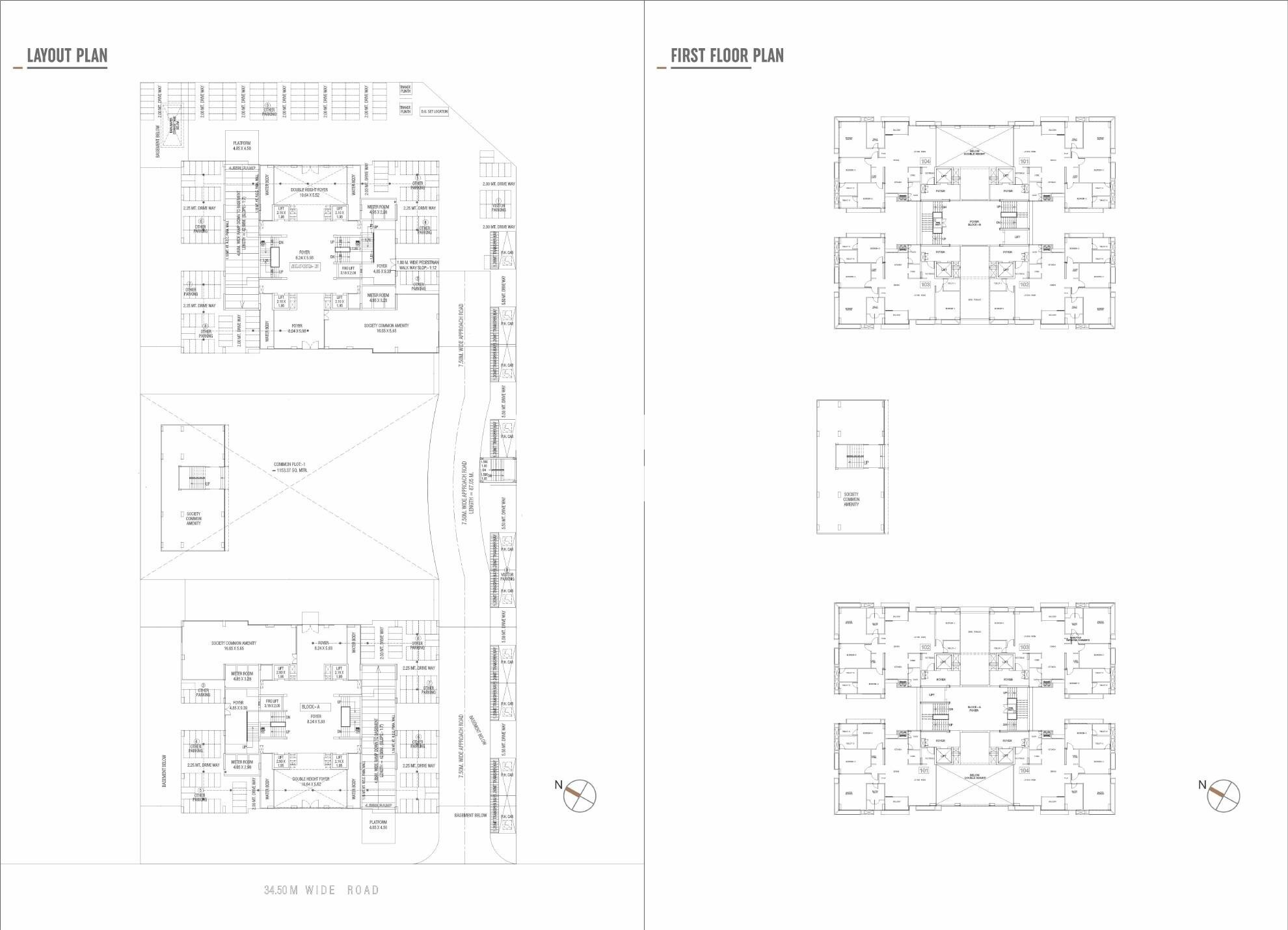 Adani Paarijat Floor Plans