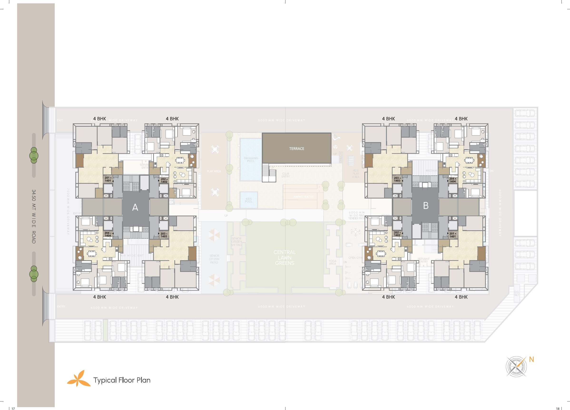 Adani Paarijat Floor Plans