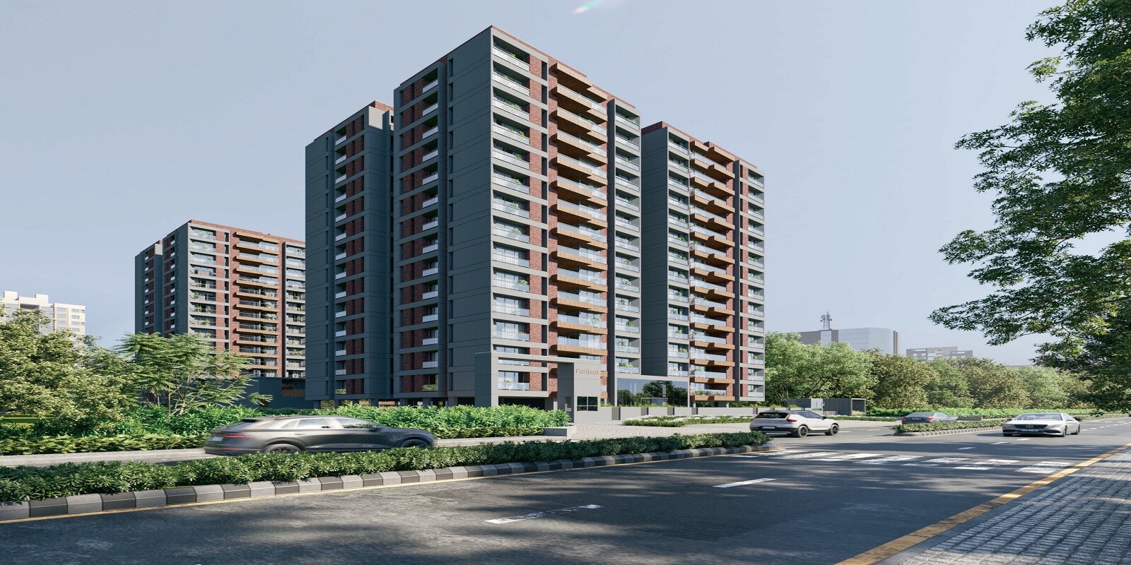 Adani Paarijat residential project in Shantigram