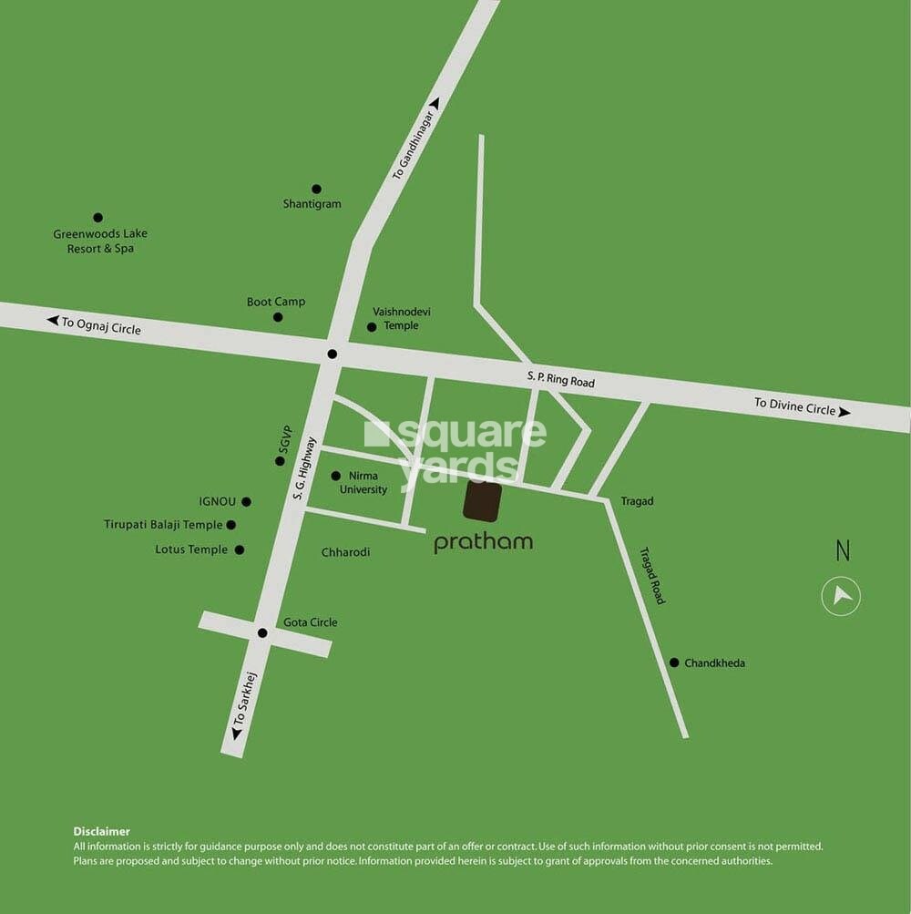 Adani Pratham Location Image