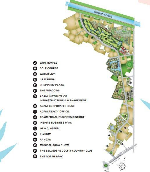 Adani Shantigram Aangan Master Plan 1