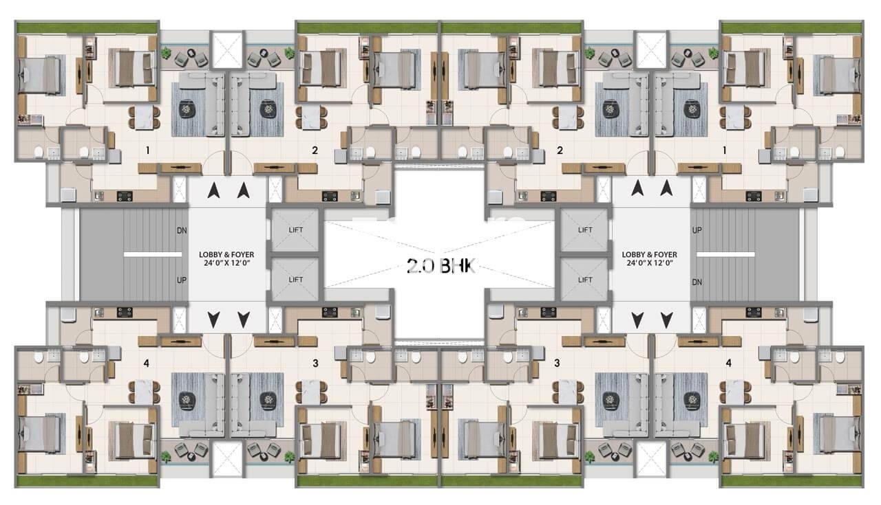 Adani Shantigram Floor Plans