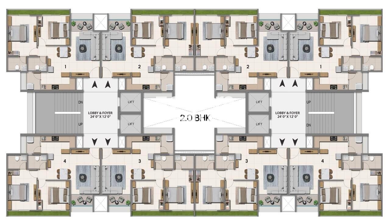 Adani Shantigram Floor Plans