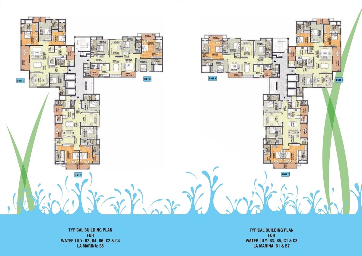 adani shantigram water lily project floor plans1 7479