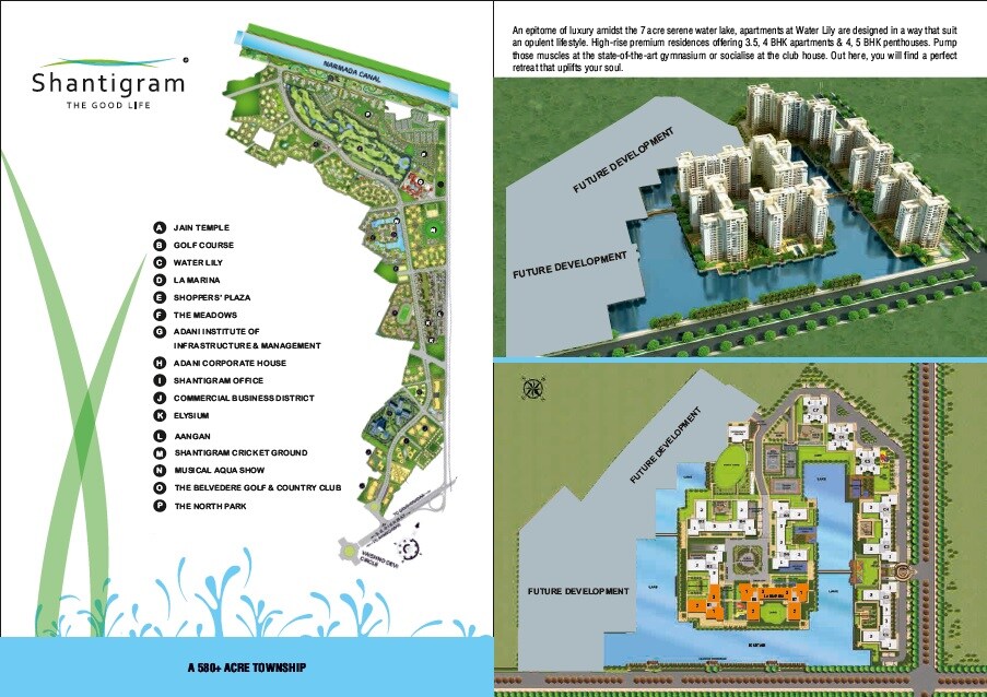 Adani Waterlily Master Plan Image