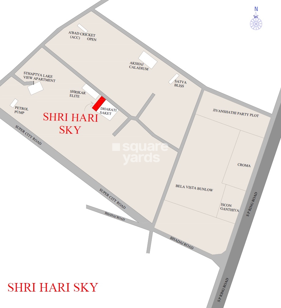 Aditi Shri Hari Sky Location Image