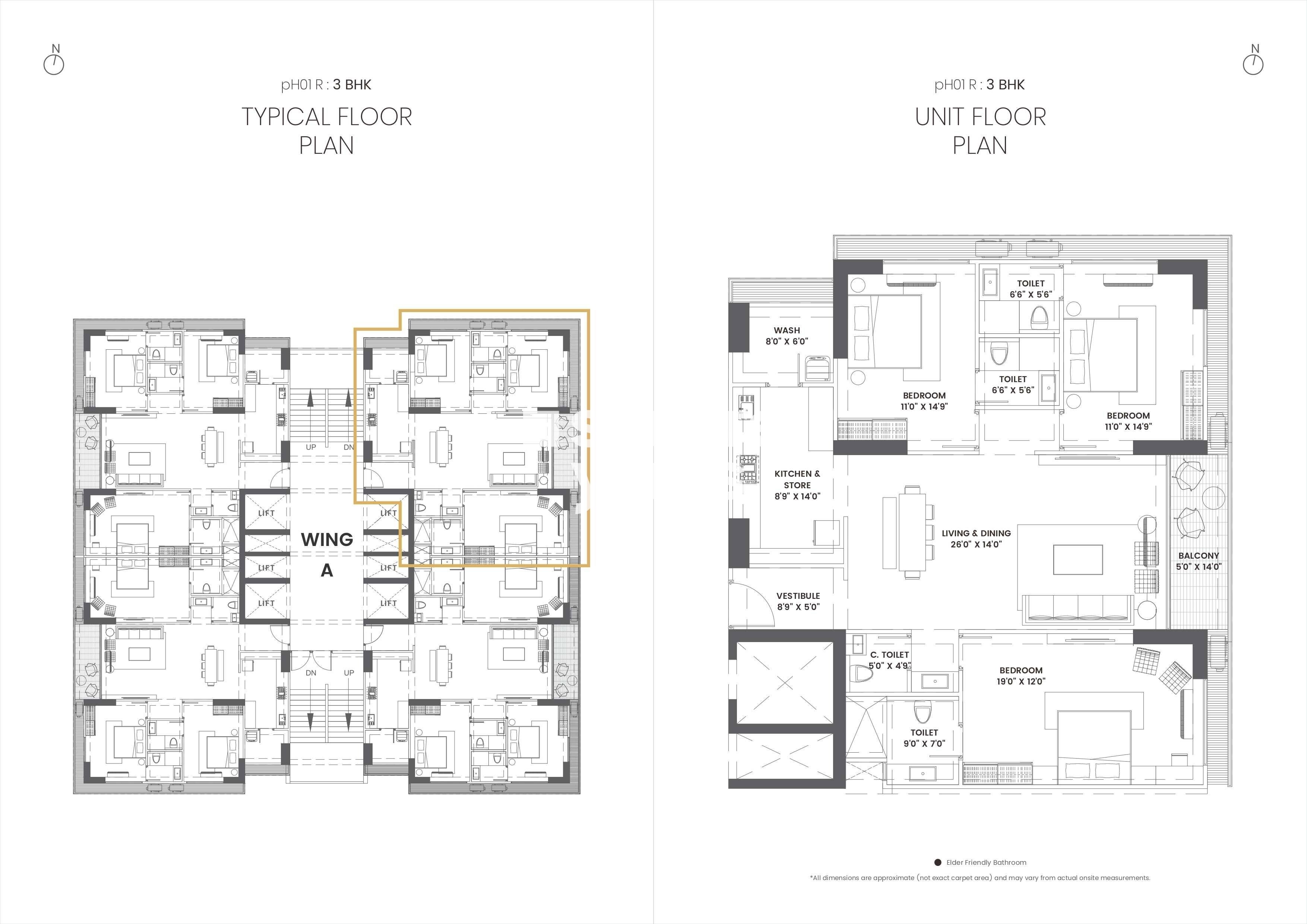 AG Highline Floor Plans