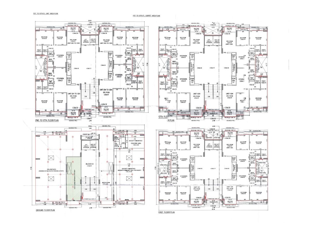 Akash Ananta Arena Floor Plans