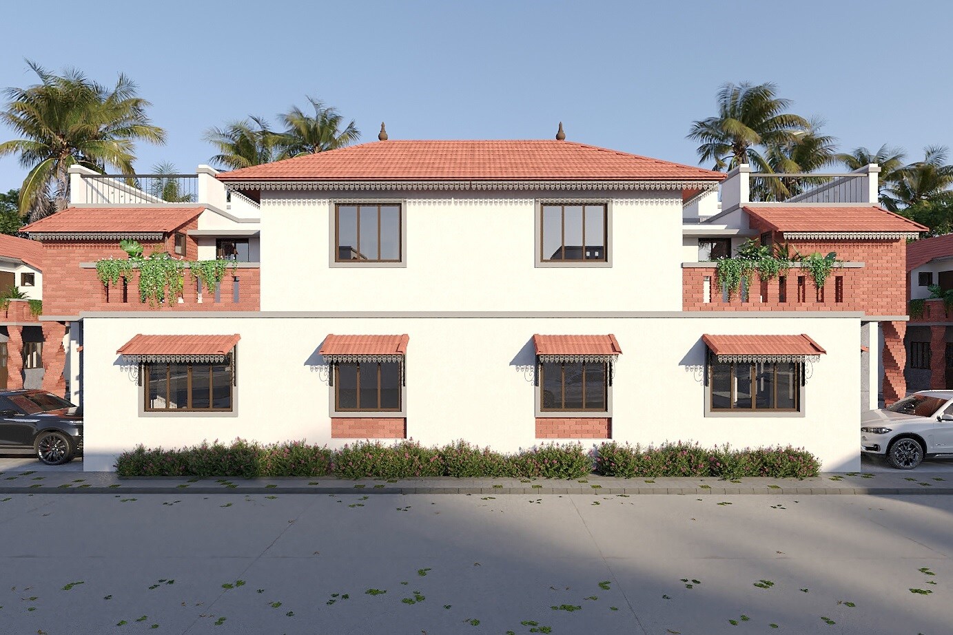 Amrut Om Courtyard Apartment Exteriors