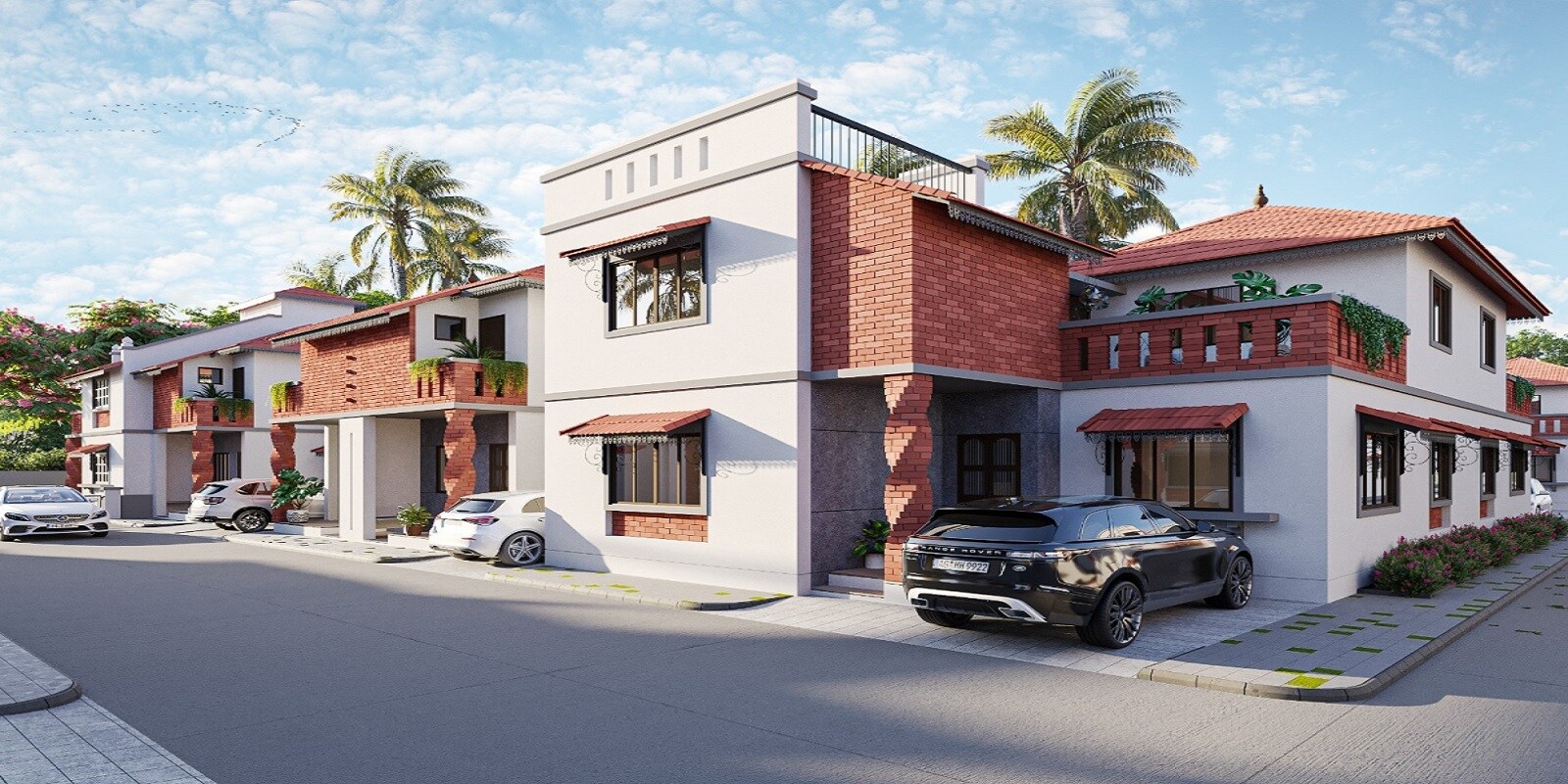 Amrut Om Courtyard residential project in Vinzol