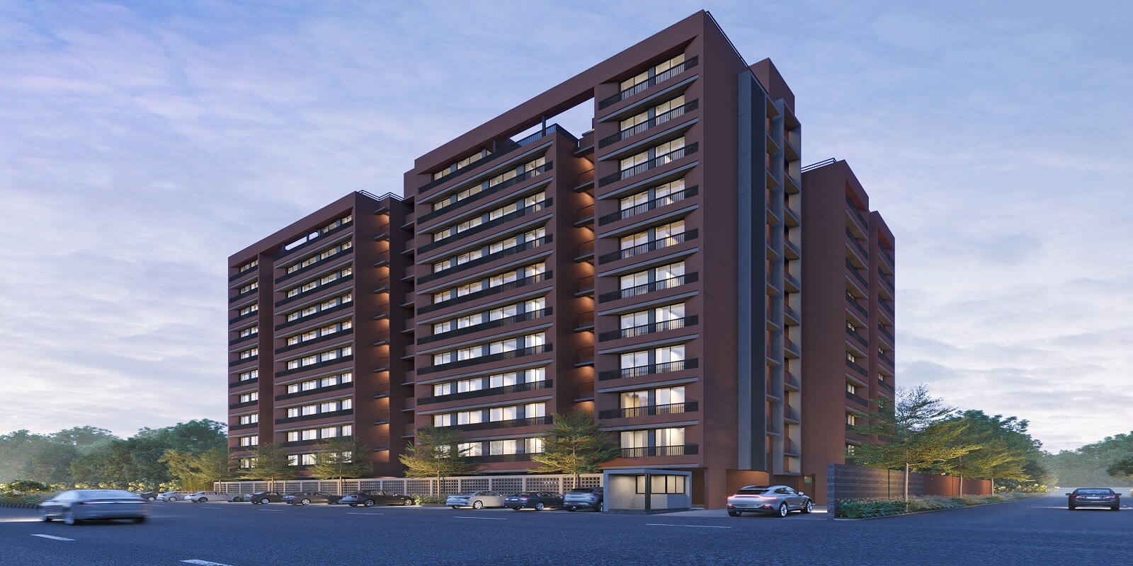 AR The Cluster residential project in Nikol