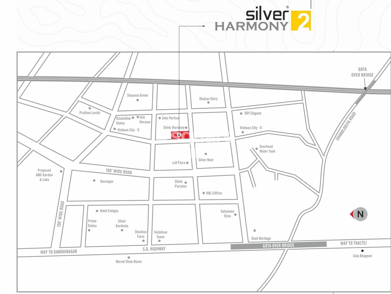 Avirat Silver Harmony Location Image