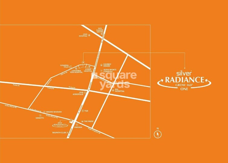 Avirat Silver Radiance One Location Image