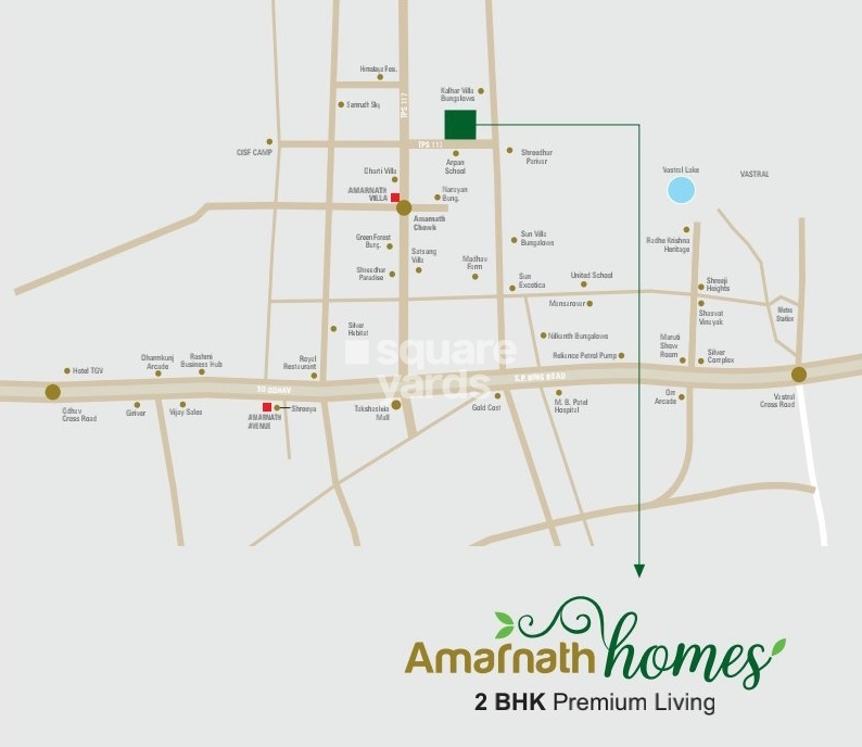 Ayodhya Amarnath Homes Location Image