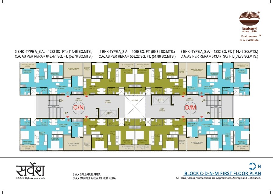 Bakeri Sarvesh Floor Plans 3