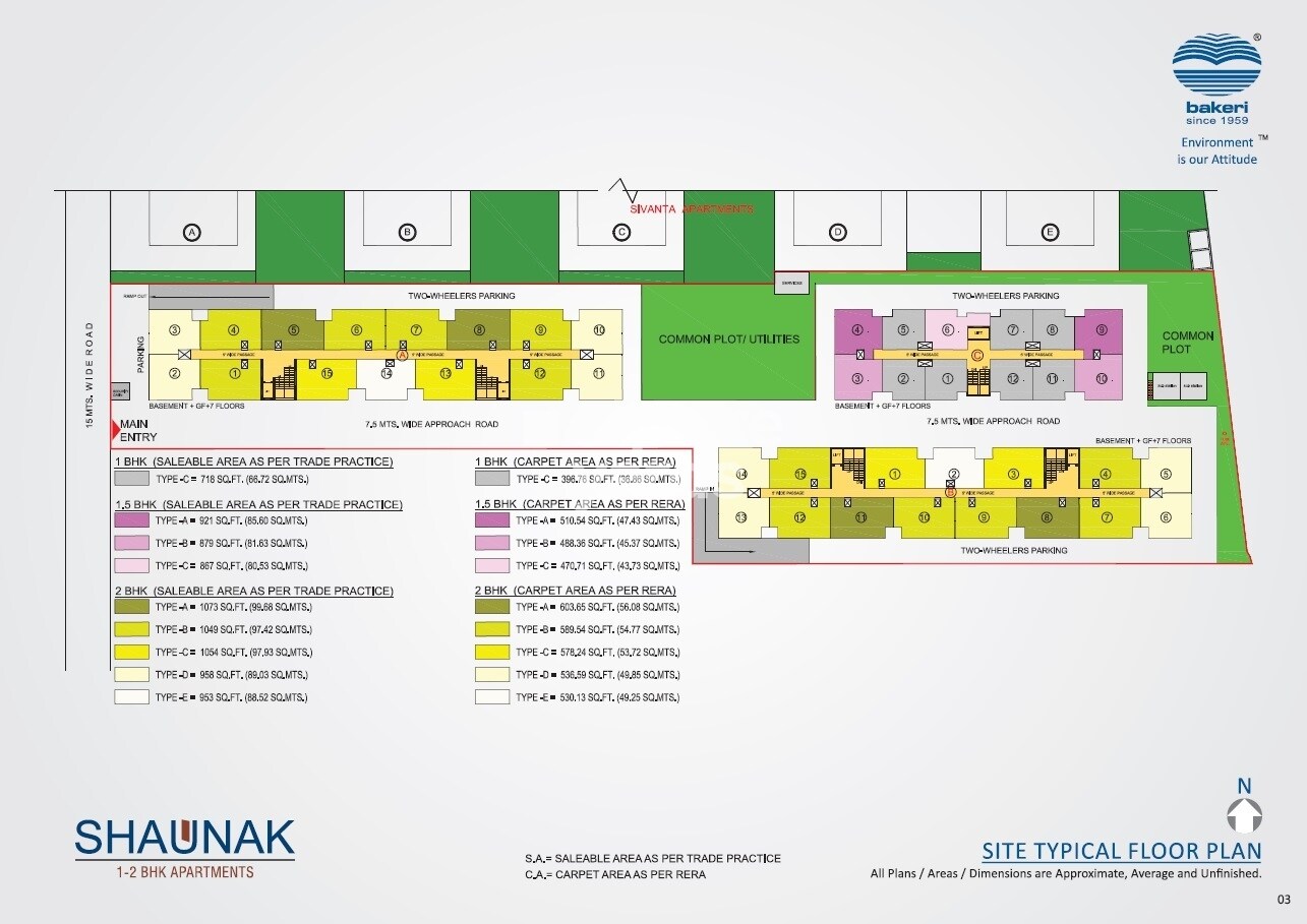 Bakeri Shaunak Apartments Floor Plans 1