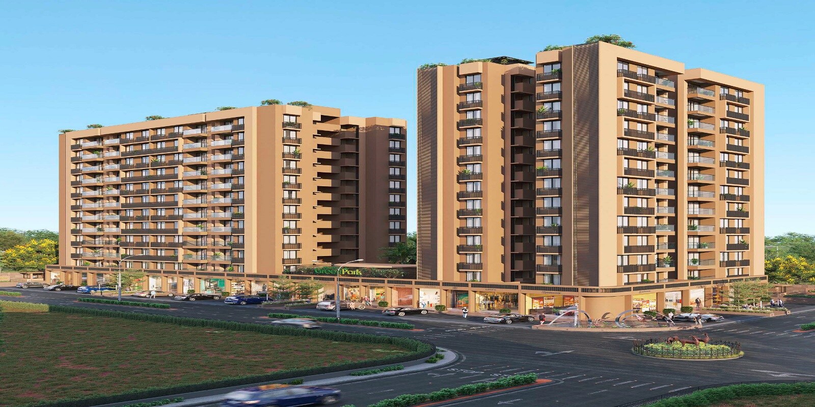 Bansari Greenpark residential project in Randheja