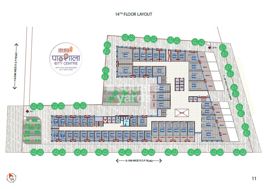 Basil Krupal Pathshala City Centre Floor Plans 1