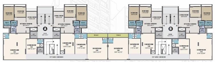 Basil Skyline Floor Plans