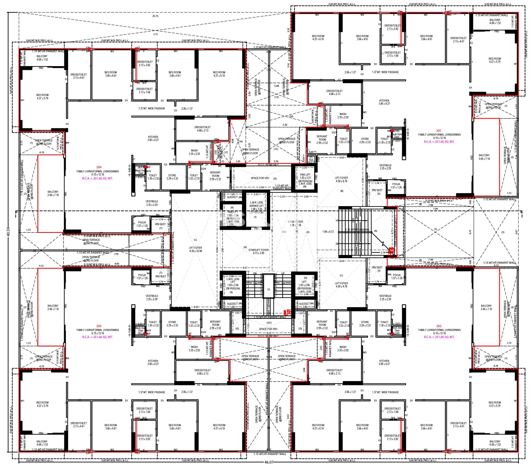 Bequest Shyaswa Sarovar Floor Plans