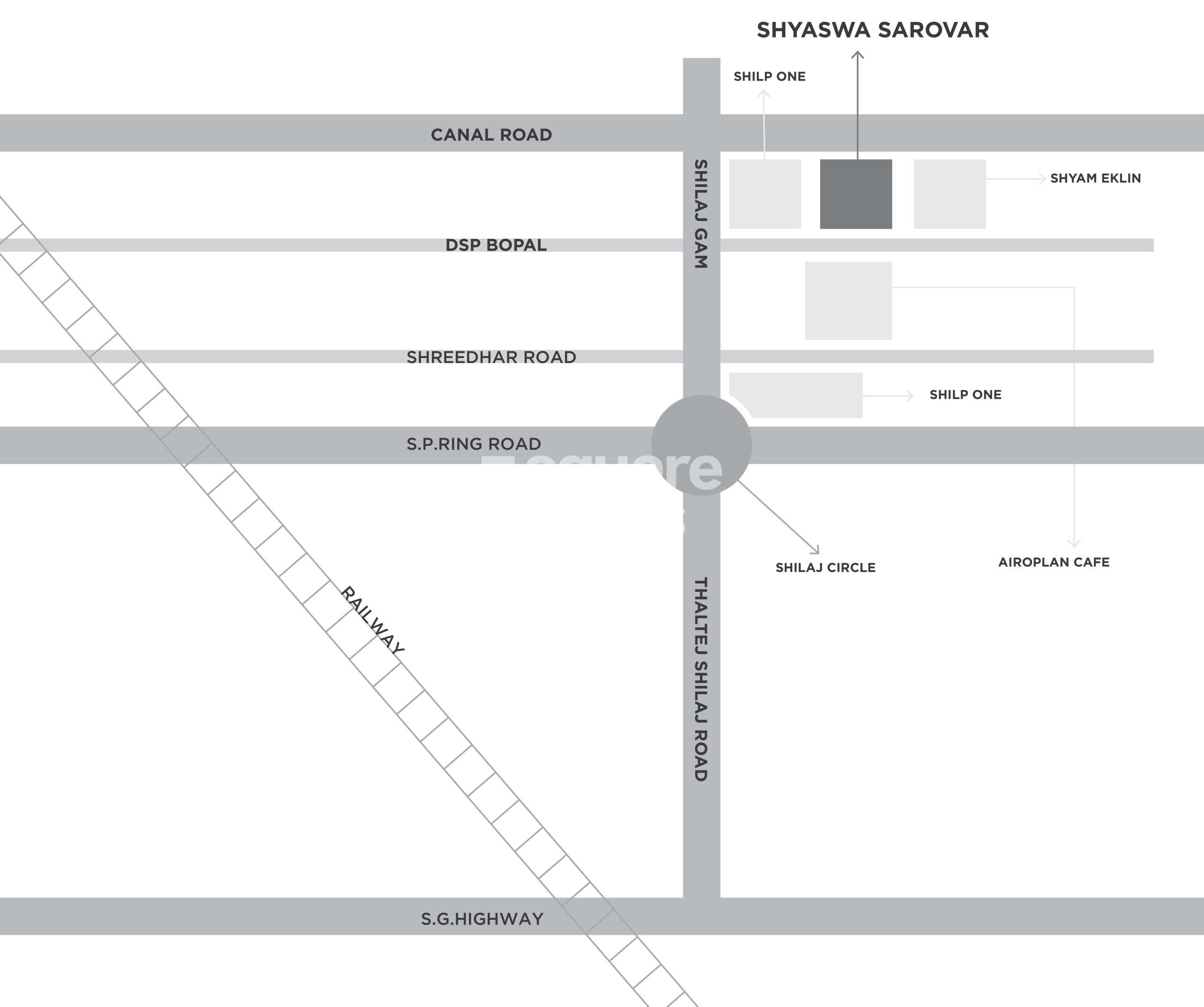 Bequest Shyaswa Sarovar Location Image